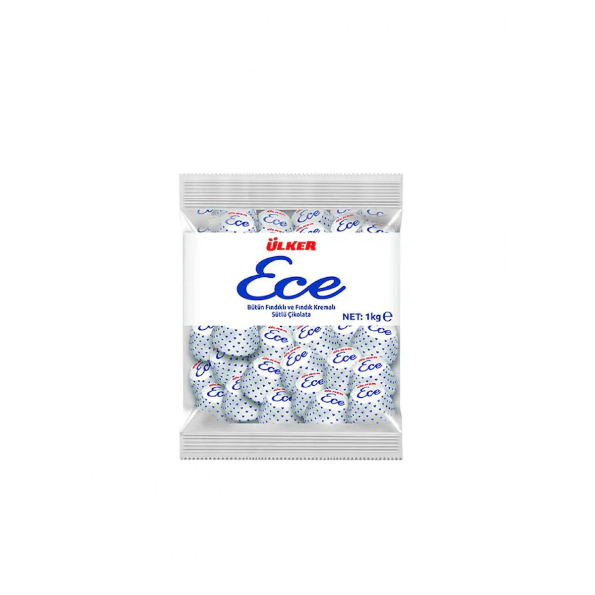 Ülker Ece Bütün Fındıklı Sütlü Çikolata 1 kg 